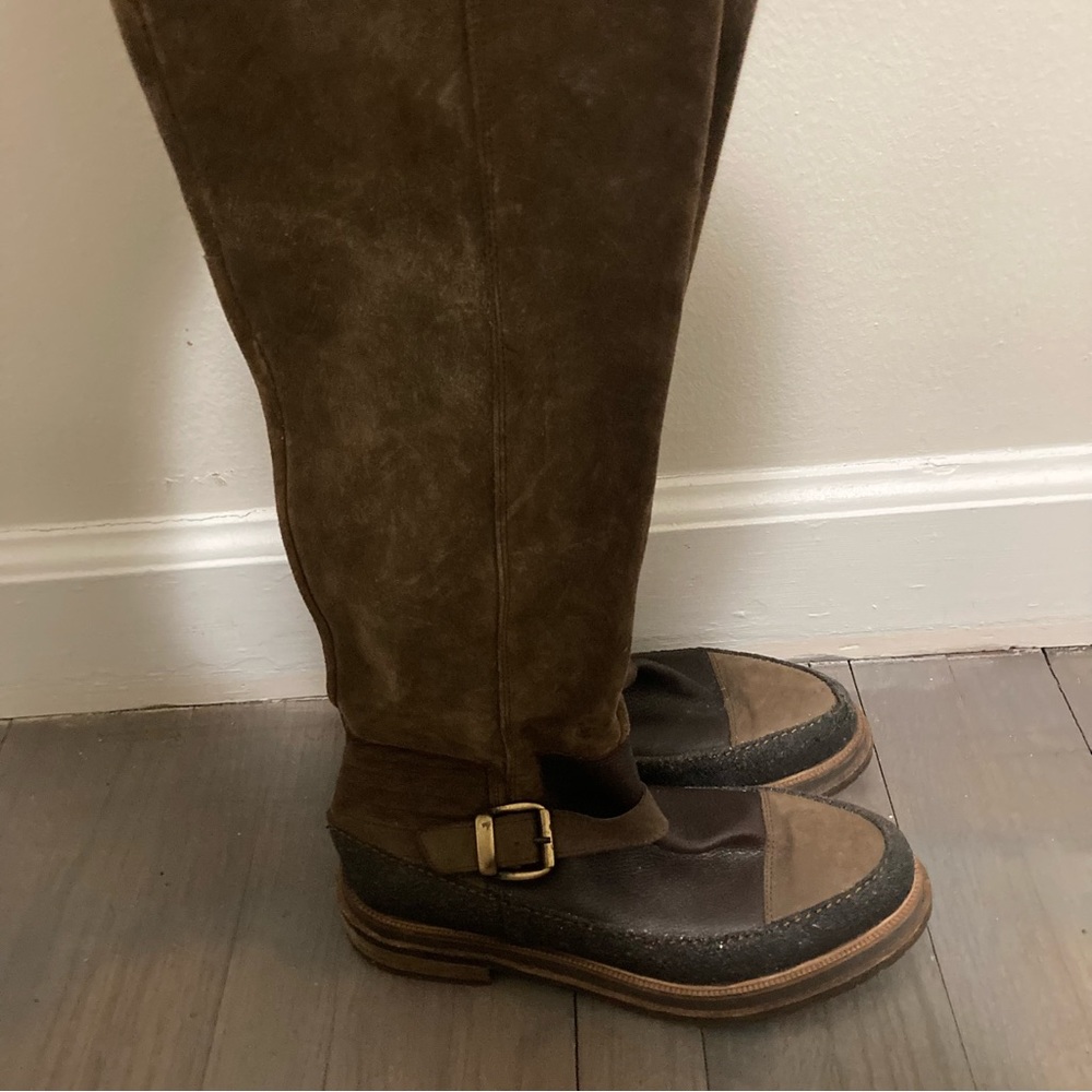 NWOT FREE PEOPLE: Banter Over The Knee Boot Brown 40 Euro / 9.5 US - Picture 4 of 6
